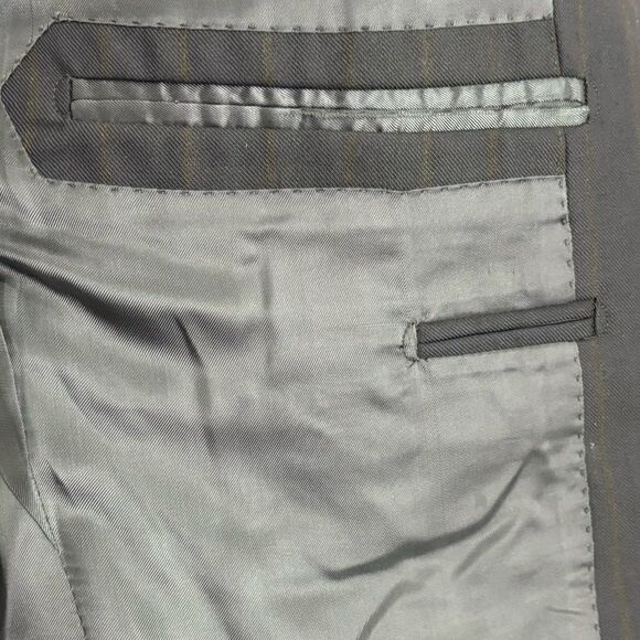 Domenico Vacca pinstripe Suit in dark navy - Picture 12 of 13